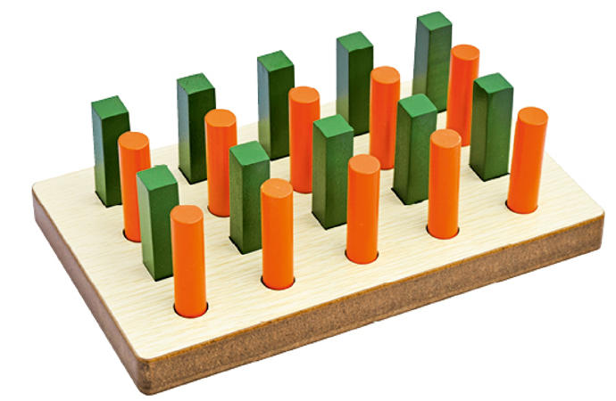 儿童木插板(混合柱)