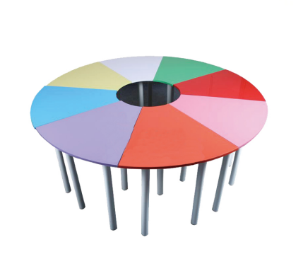 团体活动桌椅8色